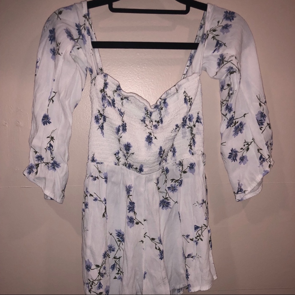 Tobi Show Some Skin Floral Romper